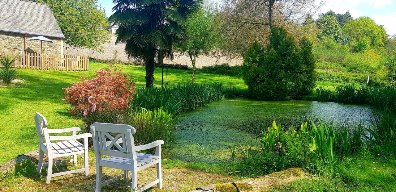 Le Vieux Moulin Gites - Detached Cottage With Garden Views And Pool Guegon Экстерьер фото